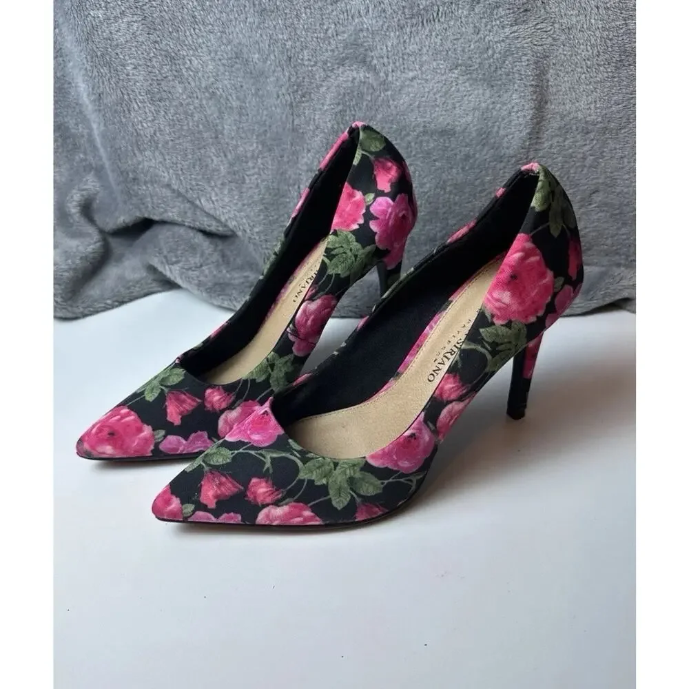 Women’s‎ Pink Floral Print Heels By Christian Soriano Size 7